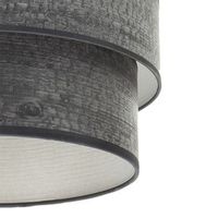 fabrilamp pantalla colgante triple smile m10 madera negra 50dx40dx28h