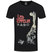 led zeppelin camiseta manga larga hermit para hombre