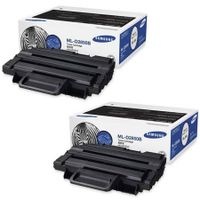original multipack samsung ml-2851ndr printer toner cartridges 2 pack -ml-d2850b