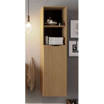 Columna De Baño Dovre 1 Puerta 150x40x31,6 Cm Roble T-bath