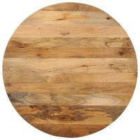 tablero de mesa redondo madera maciza de mango o 80x38 cm vidaxl