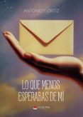 lo que menos esperabas de mí