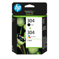 pack combo cartuchos hp 304 negro  tricolor