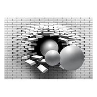 papel pintado 3d - another brick in the wall 250x175 cm