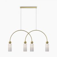 lampara colgante antic 4 luces