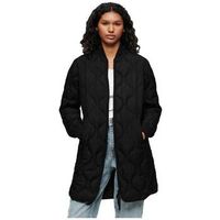 superdry abrigo manteau studio long liner matelasse para mujer