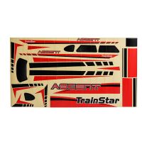 volantexrc trainstar ascent 747-8 rc avion repuesto pegatinas