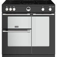 stoves sterling s900ei bk 90 cm electric induction range cooker - black black