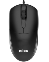 raton usb con cable negro - nilox