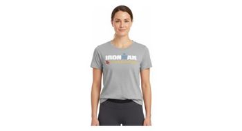 Camiseta de manga corta ironman copenhague gris de mujer
