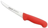 cuchillo deshuesador de acero inoxidable nitrum de 140 mm mango rojo