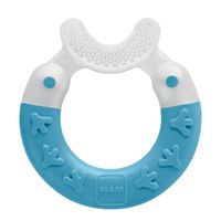 mam blue bite  brush teether