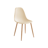 set de 4 sillas de comedor lena beige