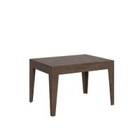 mesa extensible 90x120180 cm efecto madera nogal