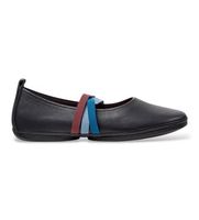 camper para mujer k201665-018 bailarinas de piel right nina twins negro 37 plano ninguno casual