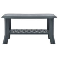 mesa de centromesa auxiliarmesa de cafe de plastico verde 90x60x46 cm