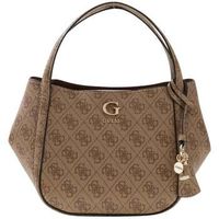guess bolso de mano bolso de mano coleen petit monogramme logo latte para mujer