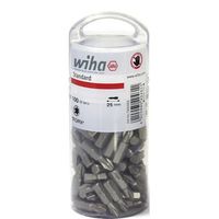 wiha juego de bits standard de 25 mm torx t30 de 50 unid de 14 en envase grande 08069