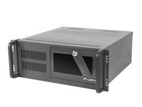 chasis rack 4u lanberg sc01-4504-10b 3 ventiladores 7 bahias 19 negro acero