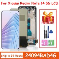 pantalla amoled de 667 para xiaomi redmi note 14 5g pantalla lcd con digitalizador y marco para redmi note 14 5g 24094rad4g