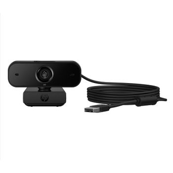 Cámara web HP 435 FHD 2MP Full HD 1080p Micrófono Dual USB Autoenfoque Clip