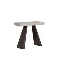 mesa consola extensible 90x40196 cm diamante pequeno cachemir