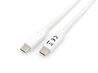cable usb-c macho usb-c macho usb 32 2m transferencia 5g 3a 60w color blanco