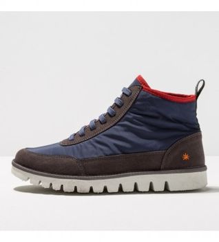 Art para hombre. 115851150003_0B0 Zapatillas abotinadas1585 Ontario azul (36), Tela, Plano, Cordones, Casual