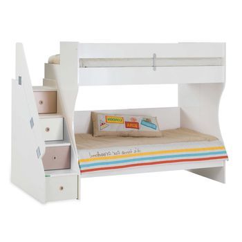 Litera Aglomerado Blanco 90x190/90x190cm