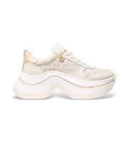 michael kors para mujer 43f5arfs2l zapatillas de piel arla beige 36 5 a 8cm cordones casual