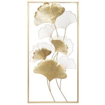 Colgante De Pared De Metal Dorado 