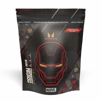 Origin Protein (con Creatina) - 9raciones - MARVEL Iron Man - Red Velvet Cake