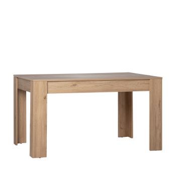 Mesa Extensible Pb, Melamina Klast Home Nórdico 140 X 77 Cm - Natural
