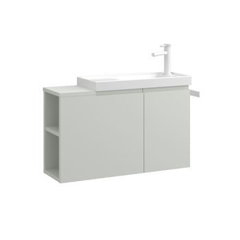 Mueble Para Lavabo  - 80 X 22 X 45 Cm - Mate Cashmere