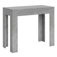 consola extensible 90x42302 cm bora cemento