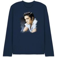elvis presley camiseta manga larga blue profile para mujer