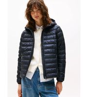 tommy hilfiger para mujer ww0ww42046 chaqueta global marino xs casual manga larga poliester reciclado sostenible