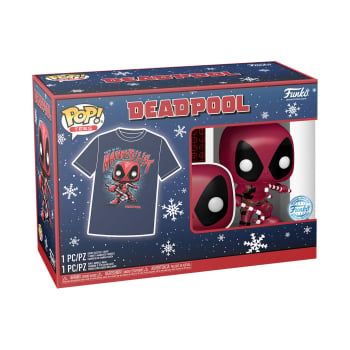 Figura Funko Pop & Tee Marvel - Deadpool S