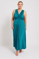 yours london vestido verde mar sin mangas diseno nudo mujer curvy y tallas grandes yours london
