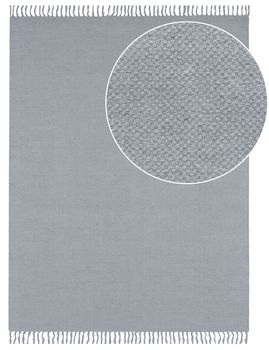Alfombra de tejido plano Summer gris  80x250 cm