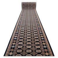 corredor de lana nain roseta 6177 51011 azul oscuro  beige 80cm 80x1350 cm