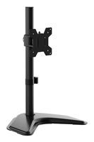 aisens soporte de mesa con peana eco giratorio e inclinable para monitor tv 10kg de 17 32 negro