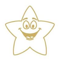 colop motivational stamp gold star