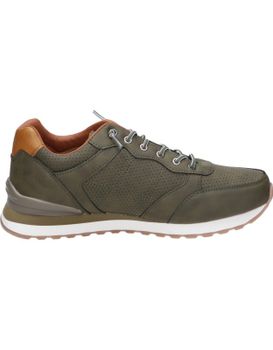Zapatos De Piel Para Hombre Bonaventure B405-6 Verde Caqui 40