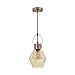 lampara colgante ziva 1xe27 cobre regx17x17 de fabrilamp