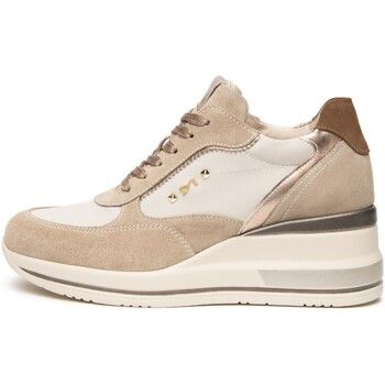 NeroGiardini Deportivas Moda Velour Velvet Milk 1039 Lunare Tortora Velour Malt para mujer