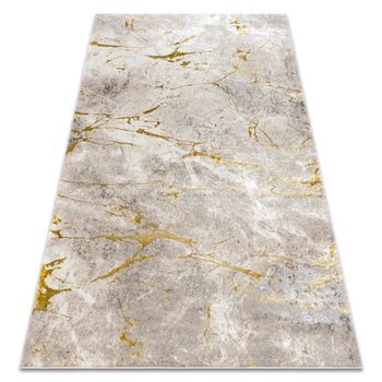 Bliss Z197az147 Alfombra Beige Obscuro / Dorado - Mármol, Moderna, Es 160x220 Cm