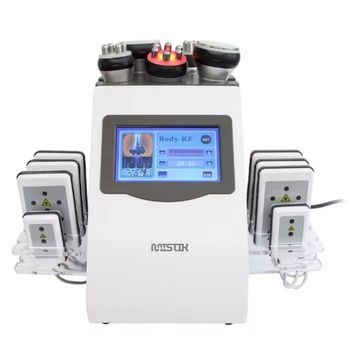 Mistik Máquina 6 En 1 Centro Estetica Facial Y Corporal Cavitación Radiofrecuencia Ems Led Lipolaser