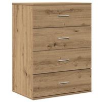 vitrina roble artisan 60 x 39 x 80 cm madera contrachapada