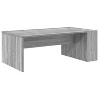 mesa de cafe gris sonoma 95 x 50 x 34 cm madera de ingenieria vidaxl